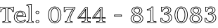 Tel: 0744 - 813083